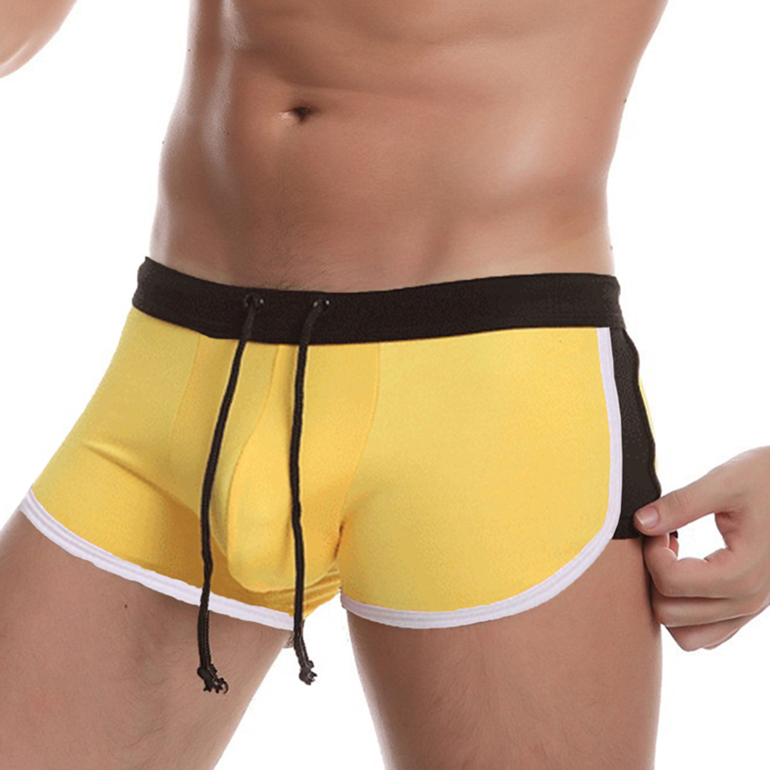 Swim Trunk Quick Dry - Celana Renang Pria dengan Tali Serut,