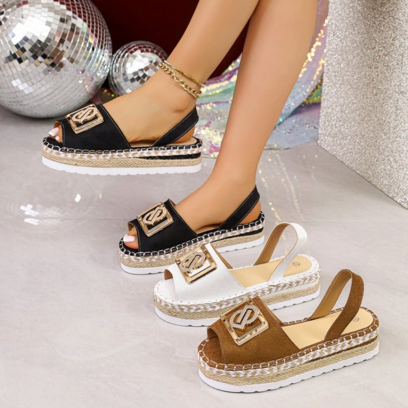 Sandal Espadrille Platform Wan - Espadrille Slip On ulasan dan harga