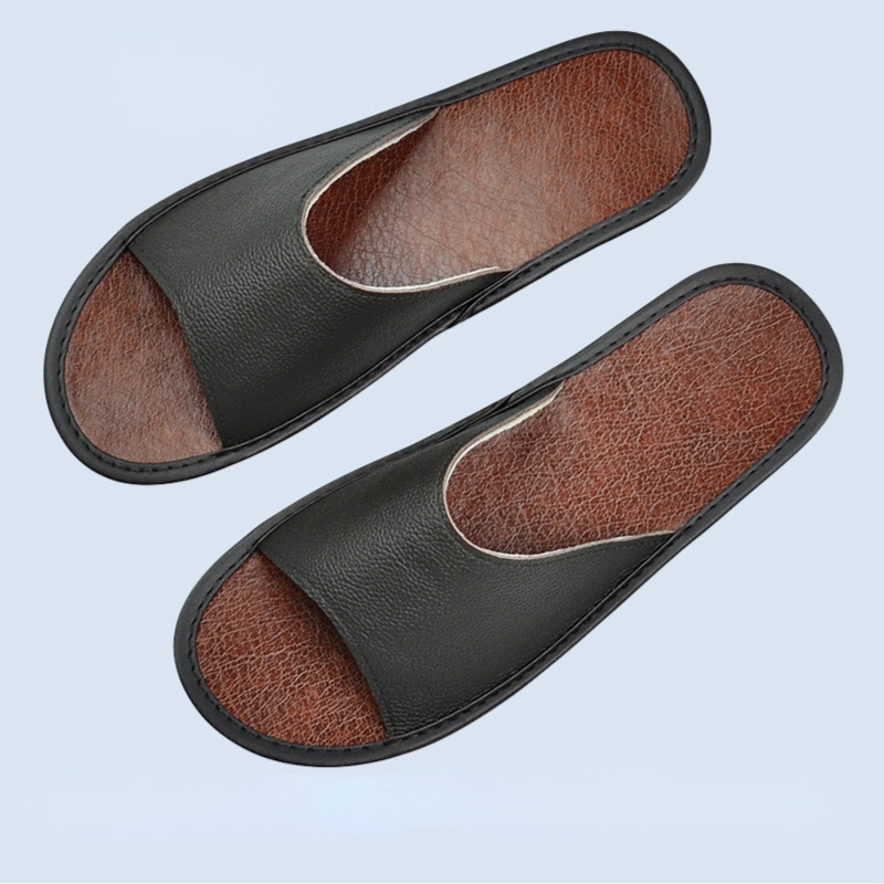 XIHAHA Sandal Kulit Asli Kulit - Flip Flop Leather Men ulasan dan harga