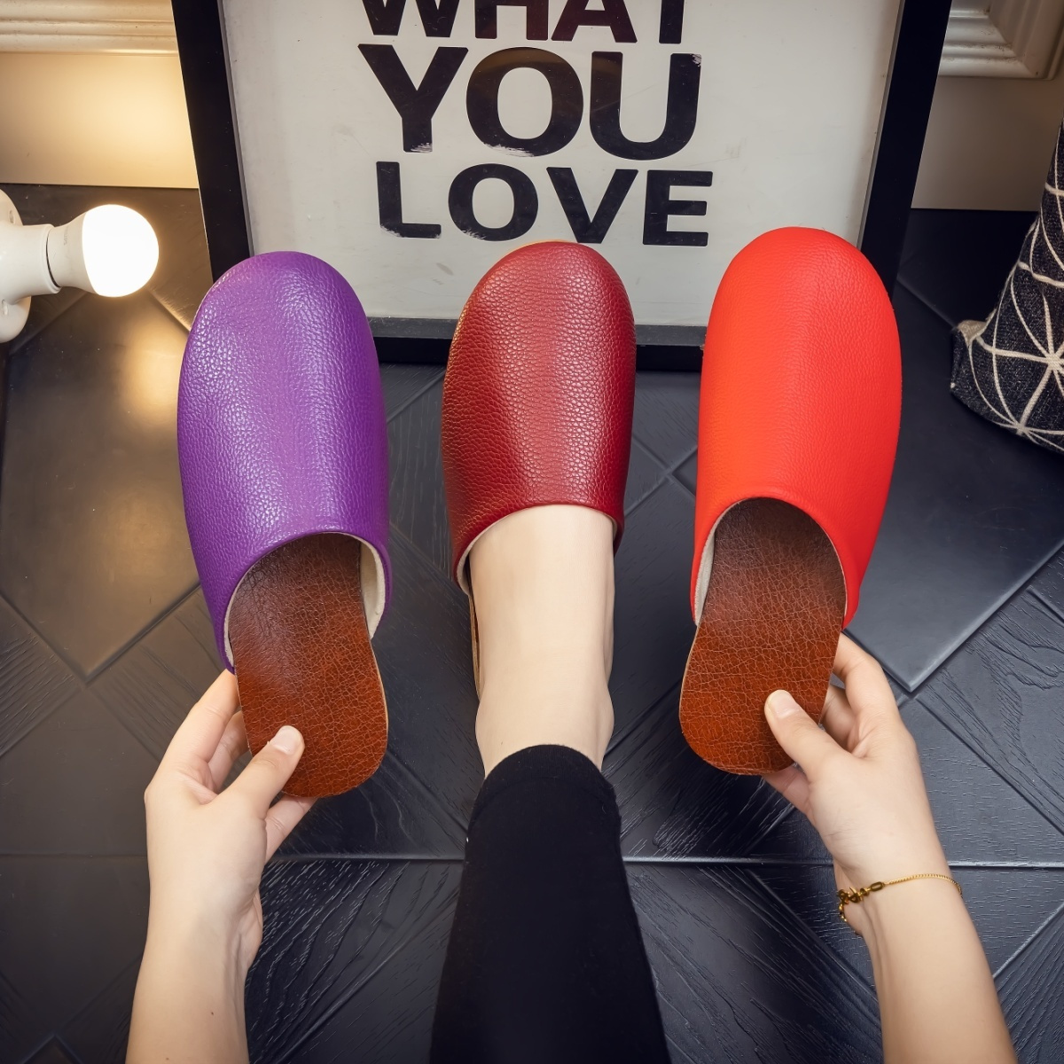 Sendal kulit hitam modis pria  - Flip Flop Leather Men ulasan dan harga