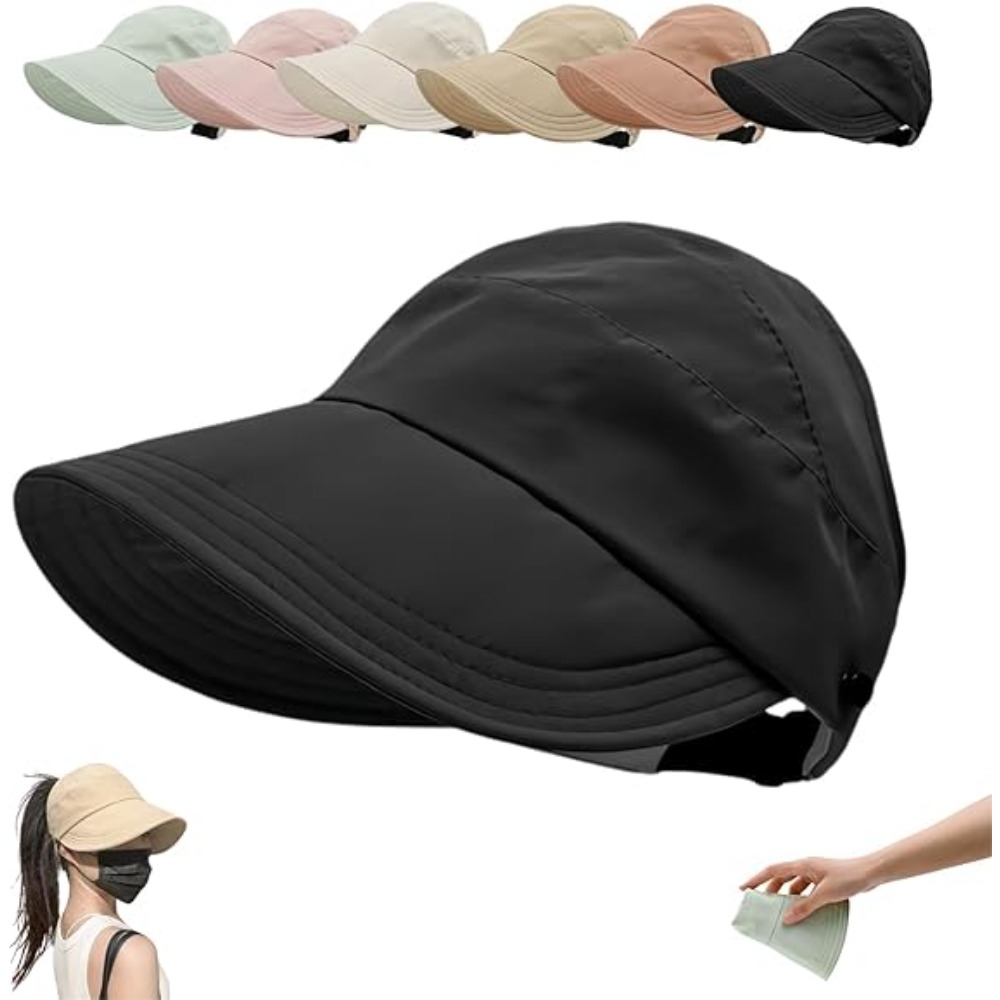 Topi Matahari Wanita dengan Pi - Packable Hat Nylon ulasan dan harga